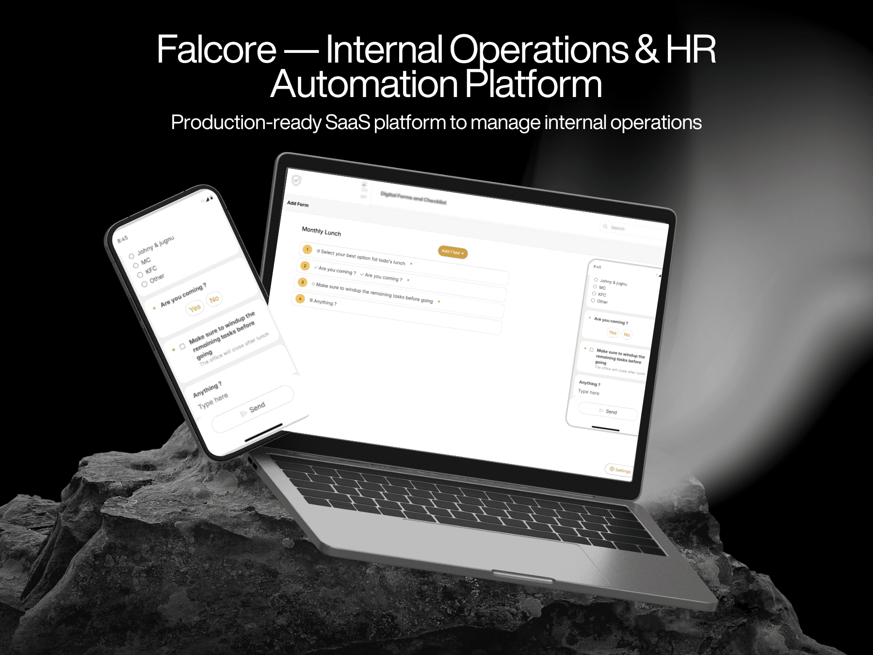 Falcore — Internal Operations & HR Automation Platform